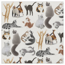 J'aime le tissu félin de chats
