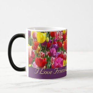 J'aime les amis Café Mugs de printemps Fleurs de p
