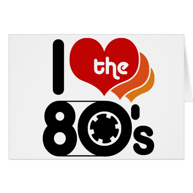 J'aime les années 80 (Devant horizontal)