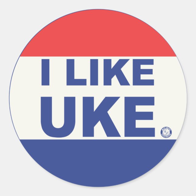 J'aime les autocollants UKE (Devant)