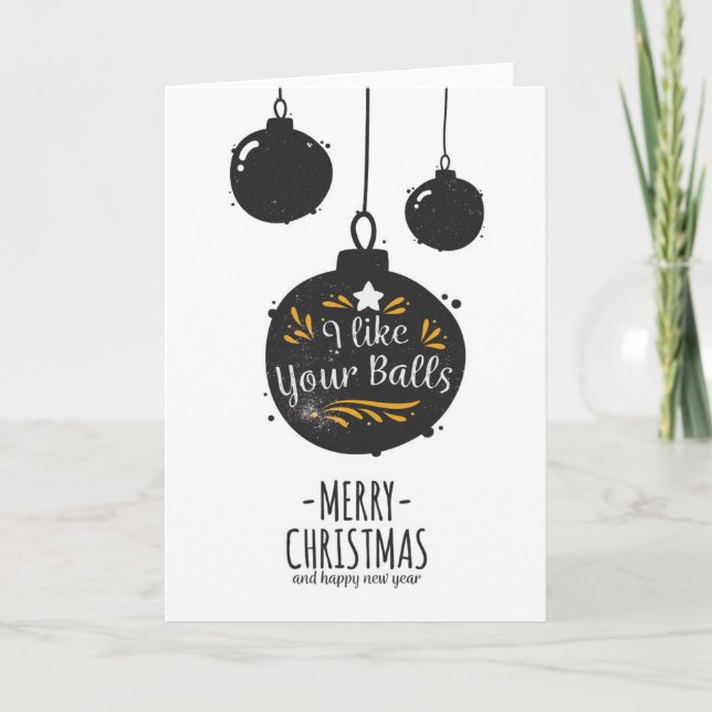 J'aime les balles, Funny Christmas, La Carte de Ne (Devant)