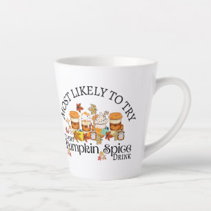 J'Aime Les Boissons D'Épices Citrouilles Latte Mug