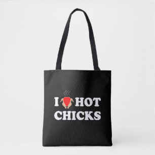 J'Aime Les Chauds Drôle Fourre-tout Sac à épa