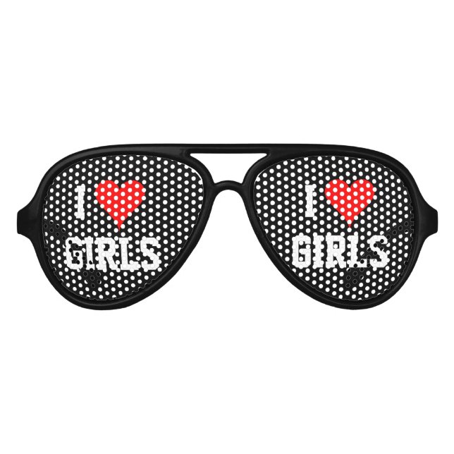 J'aime les filles de la fête | Lunettes de soleil  (Devant)