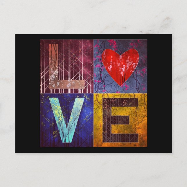 J'Aime Les Forêts ! Carte postale (Devant)