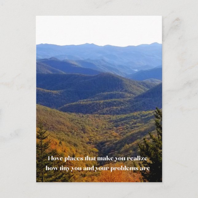 J'aime les lieux Carte postale (Devant)