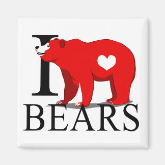 J'aime les ours Magnets