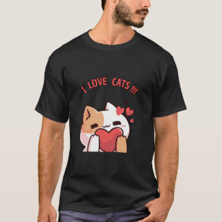 J'AIME LES T-shirts CATS