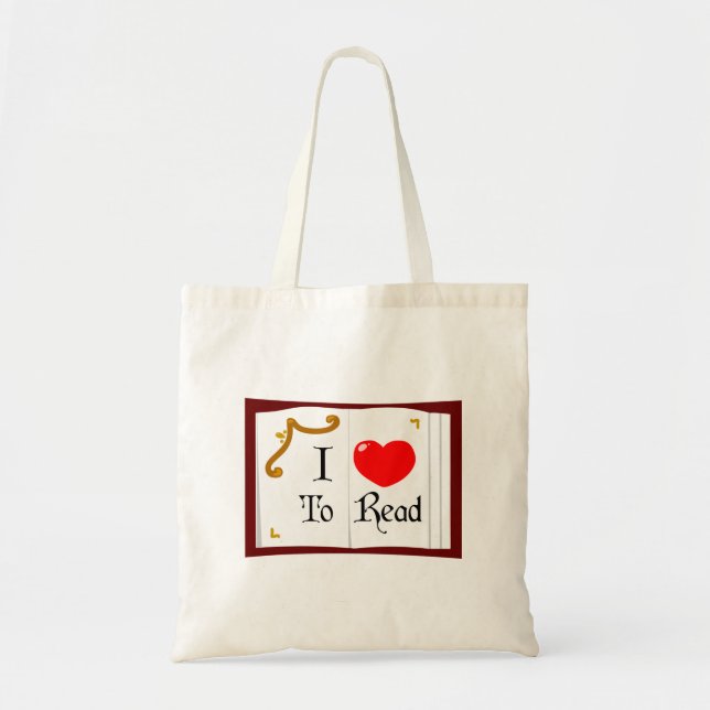J'Aime Lire Le Sac fourre-tout (Devant)