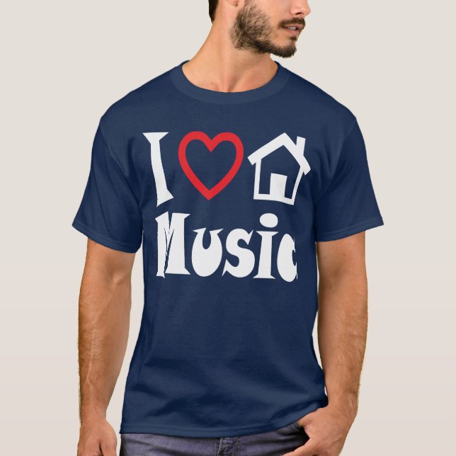 J'aime l'obscurité de T-shirt de musique de (Devant)