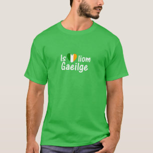 J'aime l'obscurité gaélique de T-shirt d'hommes 