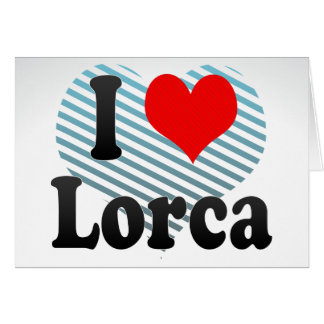 J'aime Lorca, Espagne. J'Encanta Lorca, Espagne