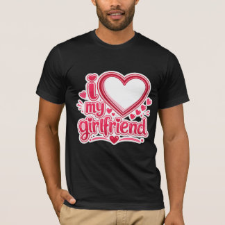J'AIME ma copine t-shirt personnalisé