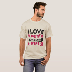 J'aime ma femme géniale Mens T-Shirt