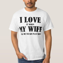 J'aime ma femme Golf T-shirt