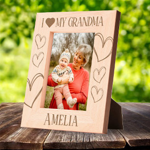 J'aime ma grand-mère Cadre photo d'anniversaire av