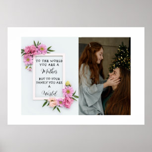 J'aime ma maman Poster Fleuriste de la fête des mè