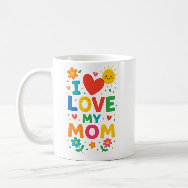 J'Aime Ma Mère Mug (Gauche)