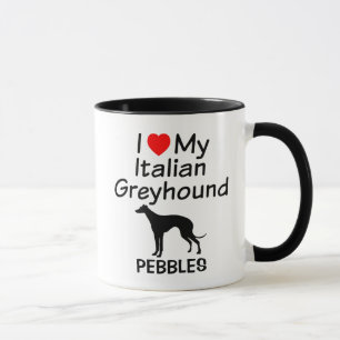 J'Aime Ma Mug Italienne Greyhound Dog