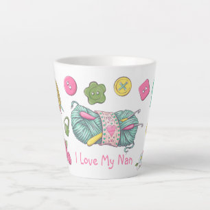 J'Aime Ma Nan Crochet Semaine Latte Mug