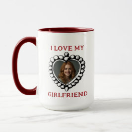 j'aime ma petite amie Photo Mug