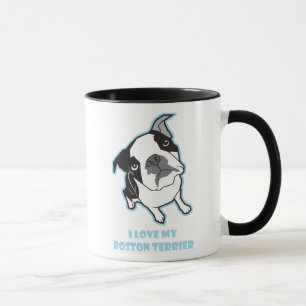 J'aime ma tasse de Boston Terrier