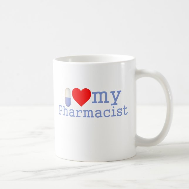 J'aime ma tasse de café de pharmacien (Droite)