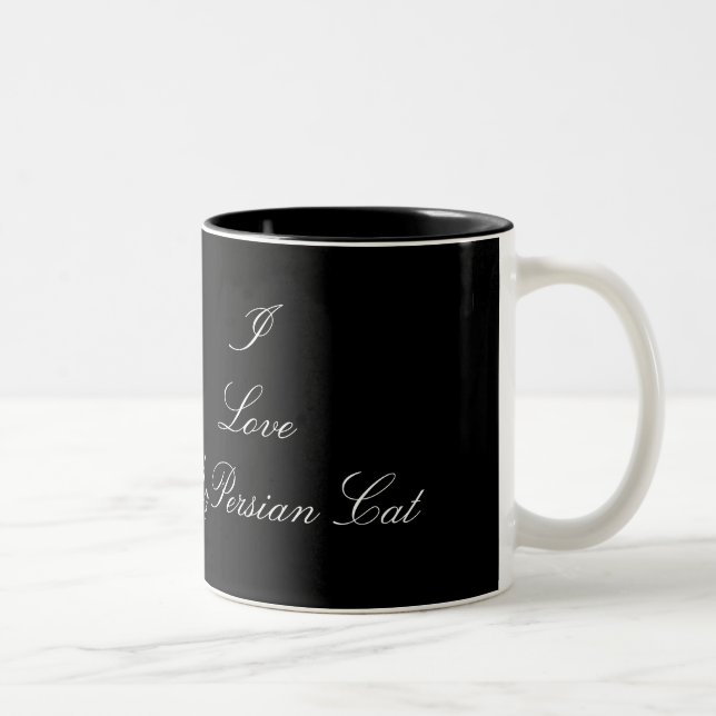 J'AIME MA tasse de PERSONNALISER de CAT PERSAN (Droit)