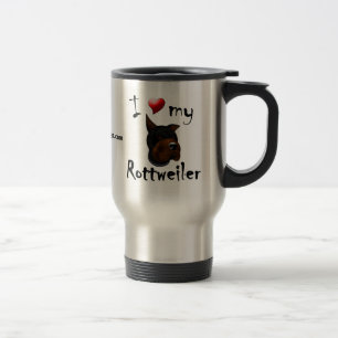 J'aime ma tasse de rottweiler
