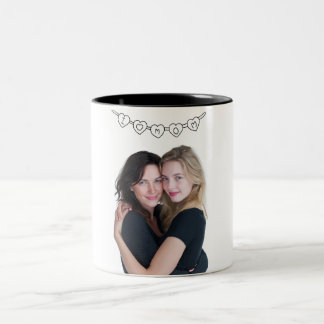 J'aime maman | Mug personnalisé avec photo pour la