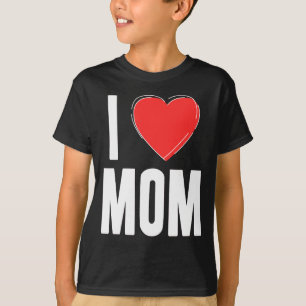 J'aime MAMAN T-shirt Enfant – Amour Mignon et Simp