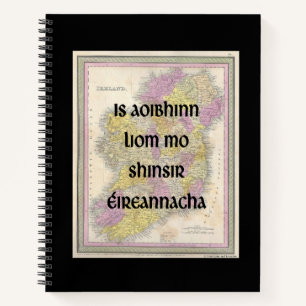 J'Aime Mes Ancêtres Irlandais   Carnet de couvertu