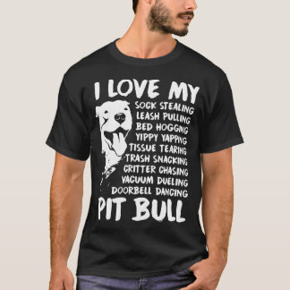 J'aime mes T-shirts de pitbull