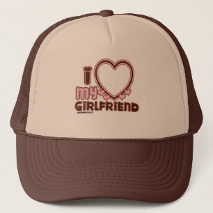 J'aime mon amie Casquette de camionneur personnali