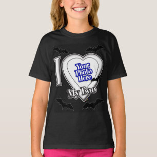 J'Aime Mon Boo Avec Ta Photo Avec T-Shirt Bats