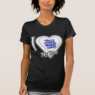 J'Aime Mon Boo Avec Votre T-Shirt Photo
