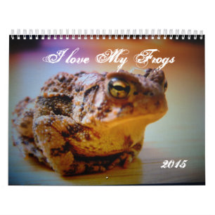 J'aime mon calendrier imprimé par coutume de