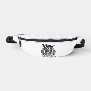 J'aime mon chien de troupeau design de gravure vin