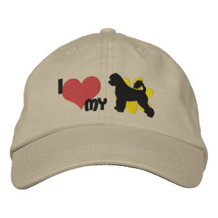 J'aime mon chien d'eau portugais brodé Casquette