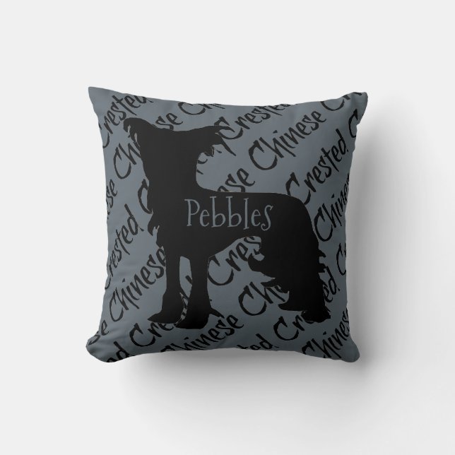 J'aime mon Coussin chinois de chien de race (Recto)