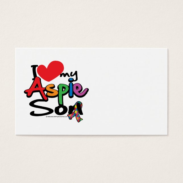 J'Aime Mon Fils Aspie (Devant)
