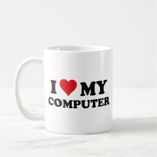 J'Aime Mon Ordinateur Café Mug
