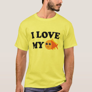 J'Aime Mon Pet Goldfish T-shirt