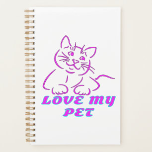 J'AIME MON PETIT CHAT ROSE