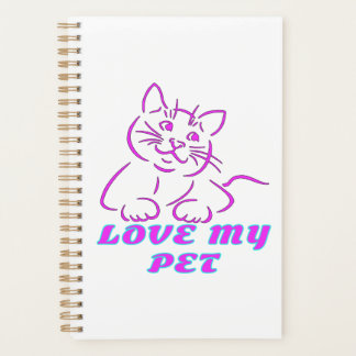 J'AIME MON PETIT CHAT ROSE