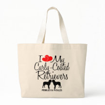 J'Aime Mon Sac À Chien Retriever À Deux Coussins