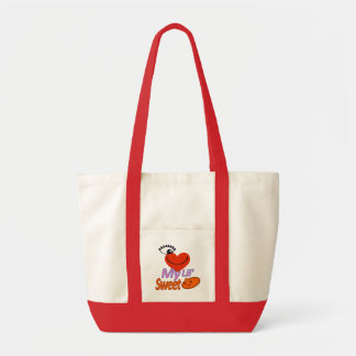 J'aime mon sac fourre-tout à baby shower de patate