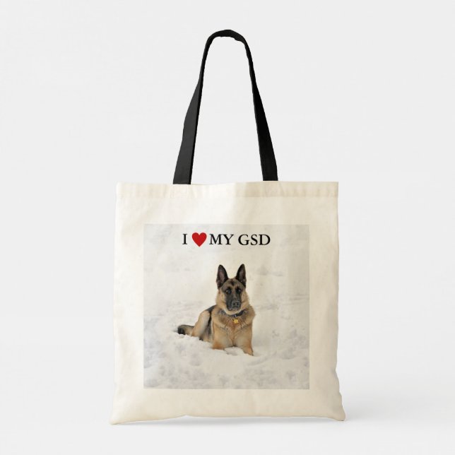 J'AIME MON sac fourre-tout GSD (Dos)