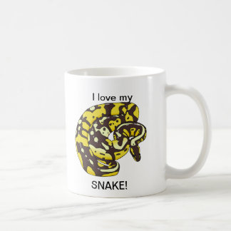 J'aime mon serpent ! Tasse de café