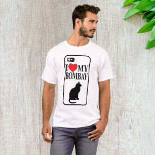J'Aime Mon T-shirt Chat Bombay